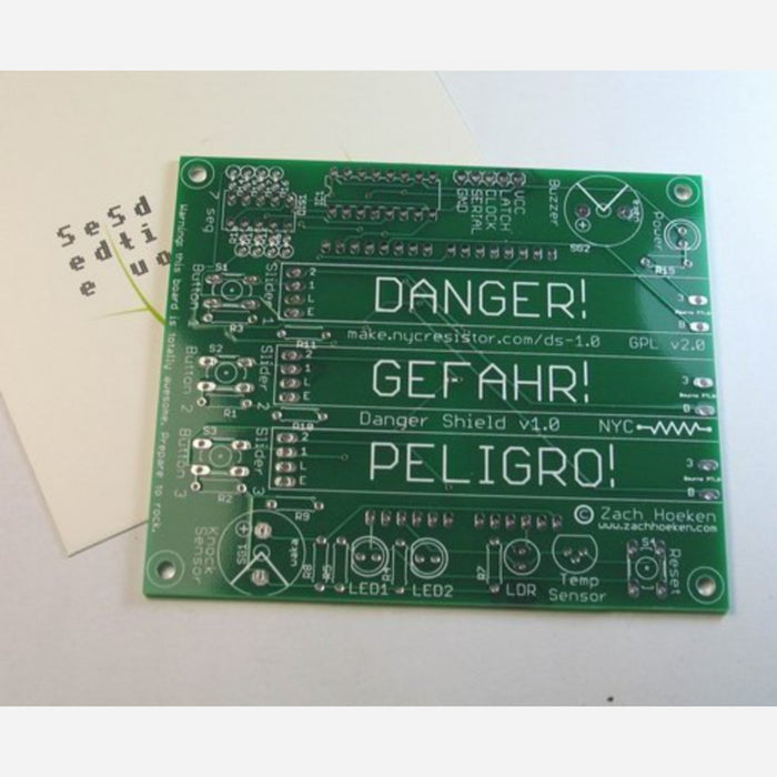 Danger Shield 1.0 PCB