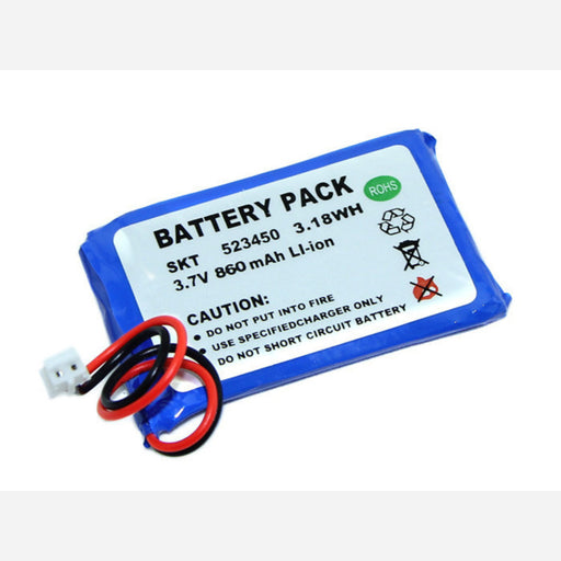 Lithium Ion polymer Batteries - 860mAh