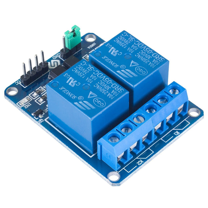 2 Channel DC 5V Relay Module for Arduino Raspberry Pi