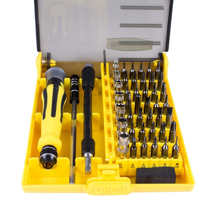 Multifunctional Chrome Vanadium Steel Precision Screwdriver Tools Kit