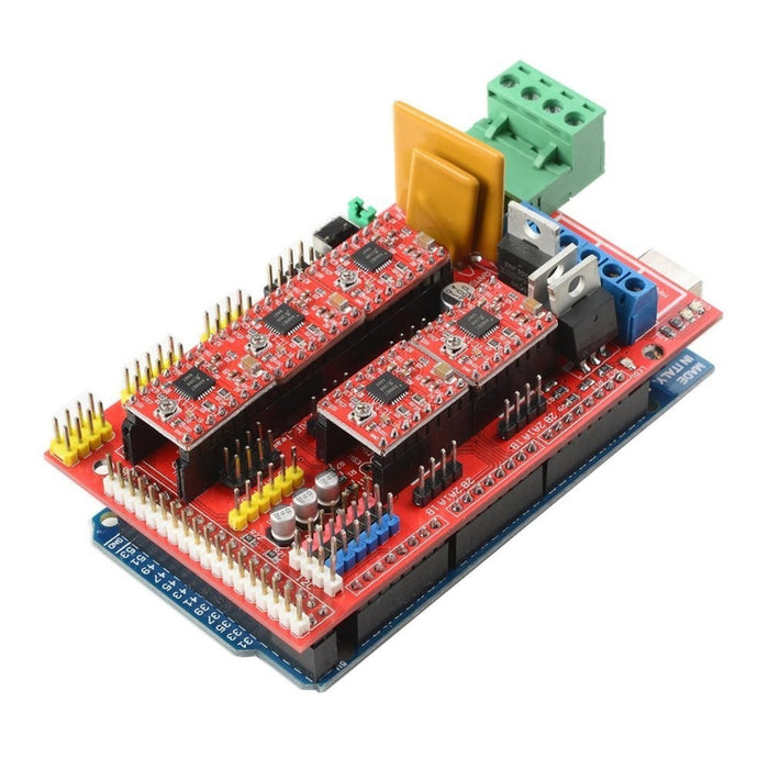 Mega 2560 + RAMPS 1.4 Controller Shield + A4988 3D Printer Kit