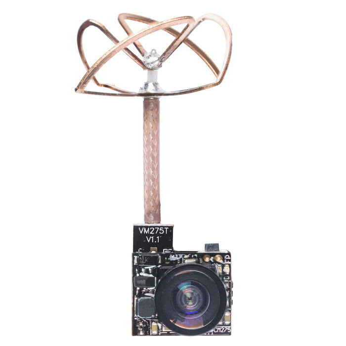 SunFounder SF-C02 Micro FPV Camera with 5.8G 48CH 25mW Transmitter and Clover Leaf Antenna