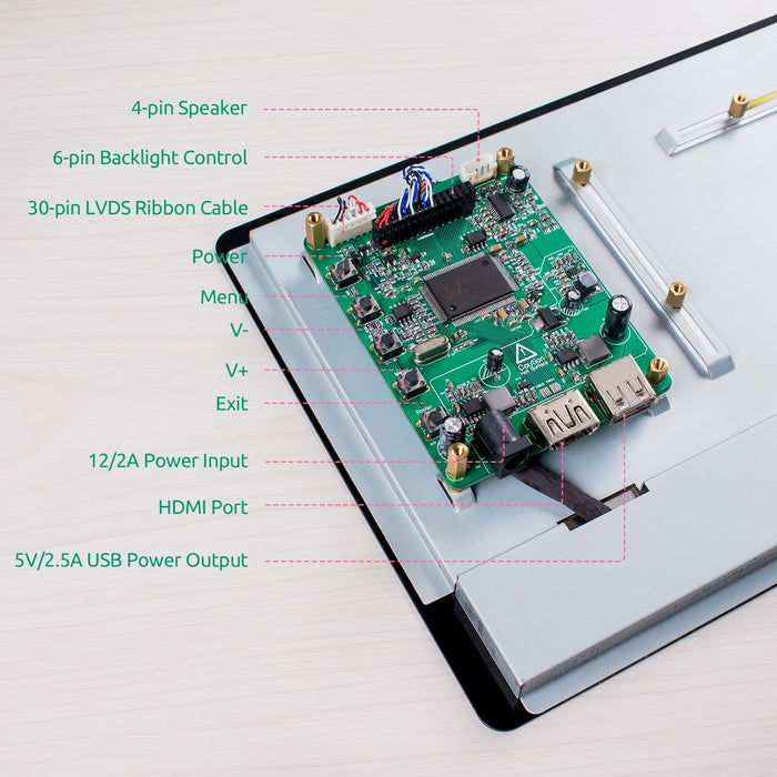 SunFounder 10.1’’ Touch Screen for Raspberry Pi LattePanda Beagle Bone