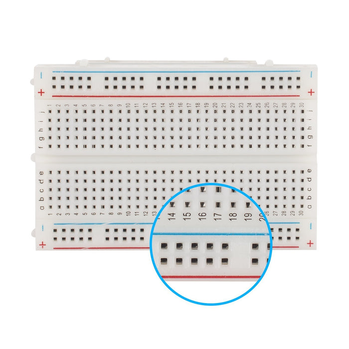 MB102 400 Mini Breadboard Point Solderless Prototype PCB Board + 65pcs Flexible Jumper Cable Wires