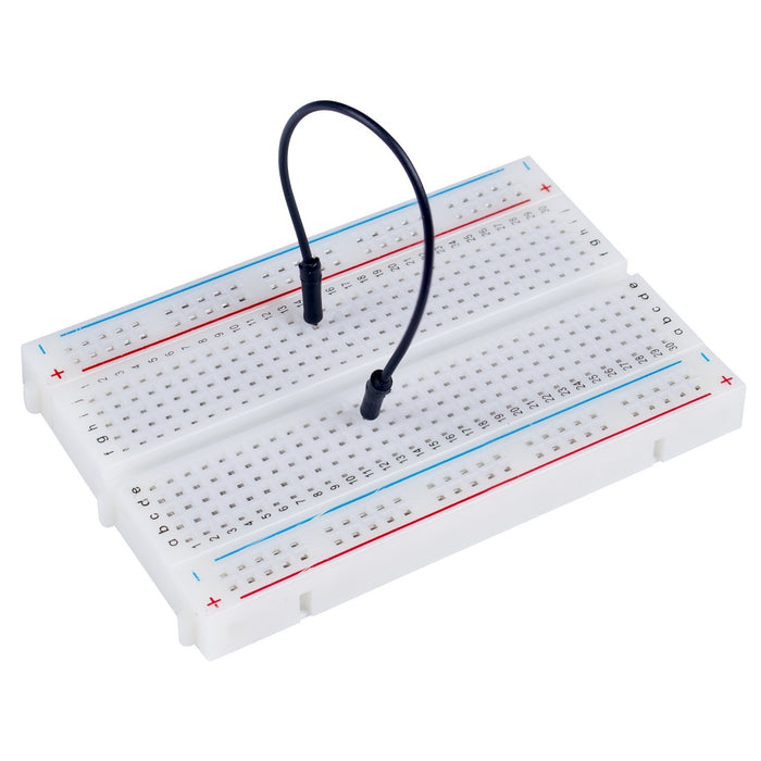 MB102 400 Mini Breadboard Point Solderless Prototype PCB Board + 65pcs Flexible Jumper Cable Wires