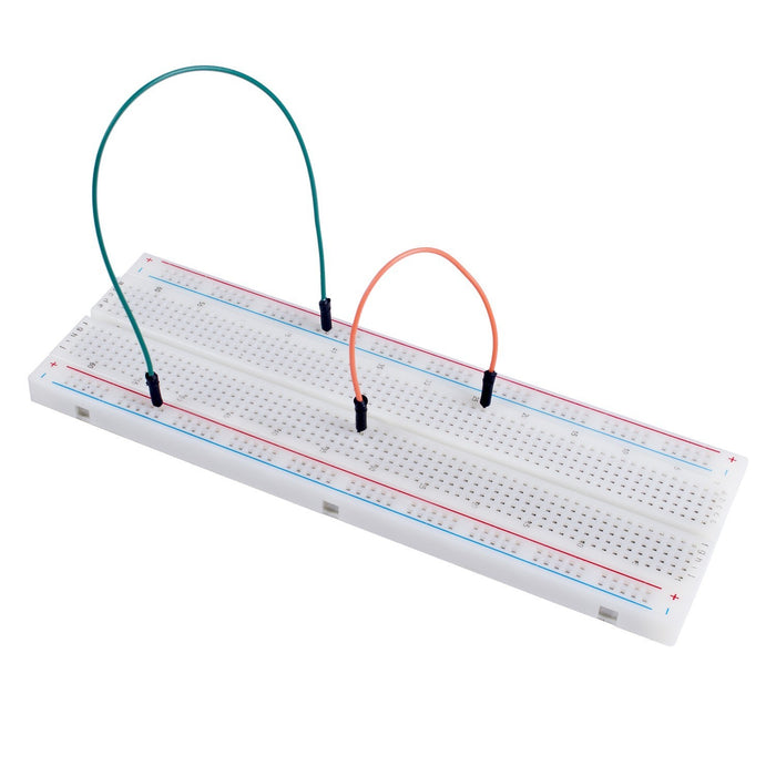 MB102 830 Mini Breadboard Point Solderless Prototype PCB Board + 65pcs Flexible Jumper Cable Wires