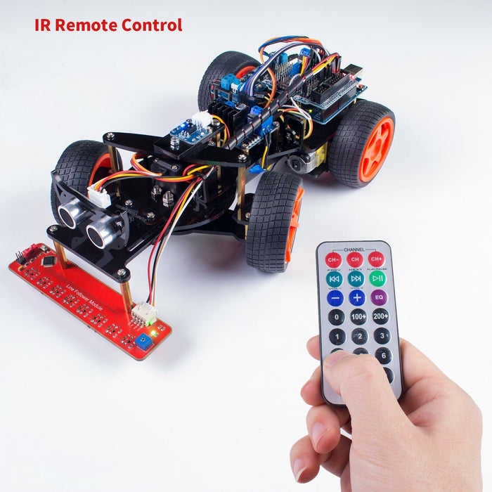 SunFounder Remote Control Robot Smart Car Kit V2.0 for Arduino