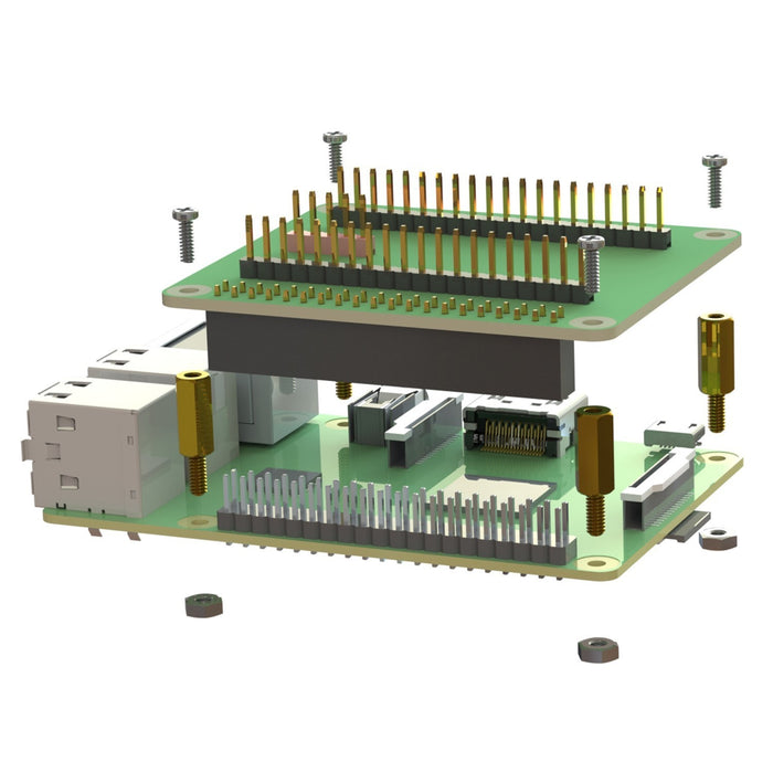 Sunfounder Raspberry Pi 3,2 Module B and 1 Module B+ GPIO Expansion Extension Board Plus Shield with DS1307 and PCF8591 chip