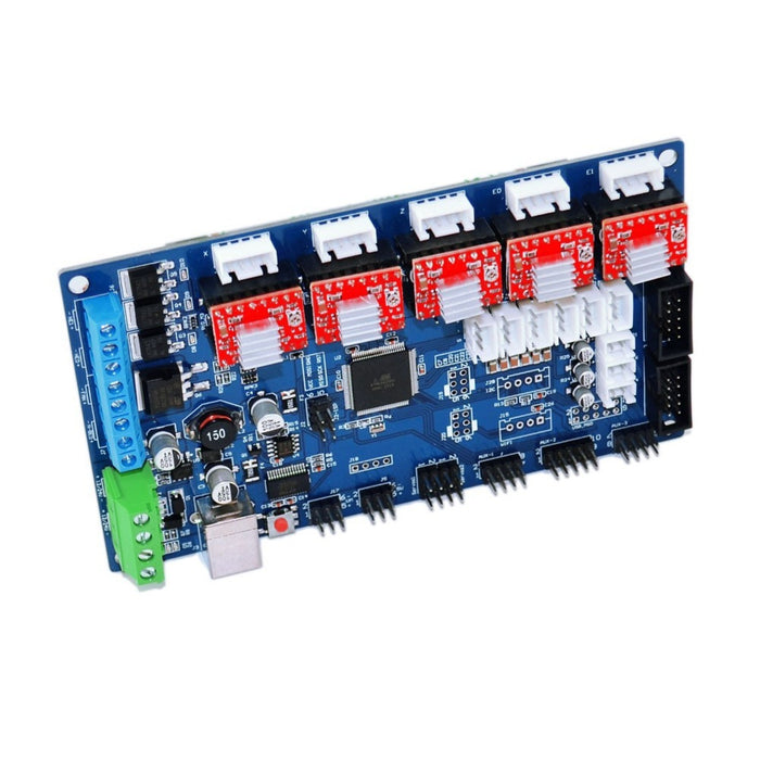 3D Printer control panel MKS Gen V1.2 for Arduino + USB cable + five A4988 with the radiator