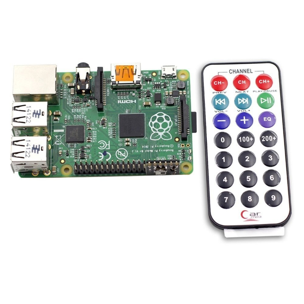 Media Remote Control With IR Receiver Module for Raspberry Pi