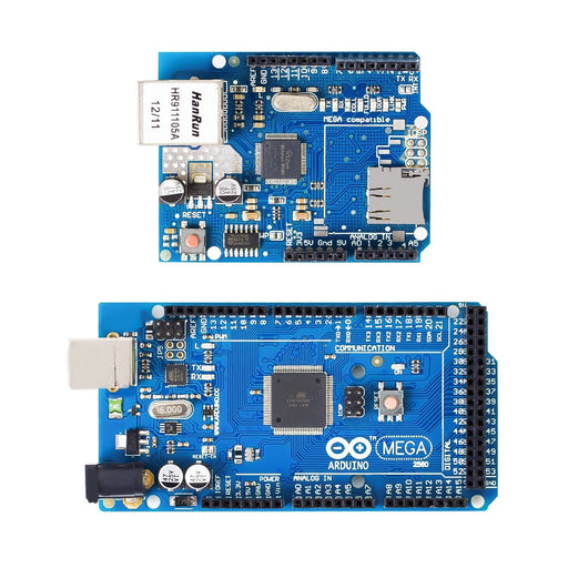 Mega 2560 R3 + Ethernet Shield W5100 Starter Kit For Arduino Mega2560 Mega328 Nano