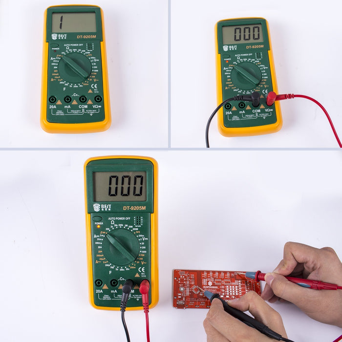 DT-9205M Intelligent Handheld High Accuracy LCD Resistance and Capacitance Testing Multimeter