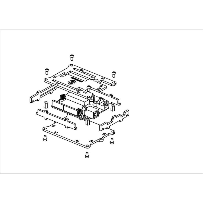 Uno R3 Enclosure Transparent Acrylic Case Compatible with Arduino UNO R3