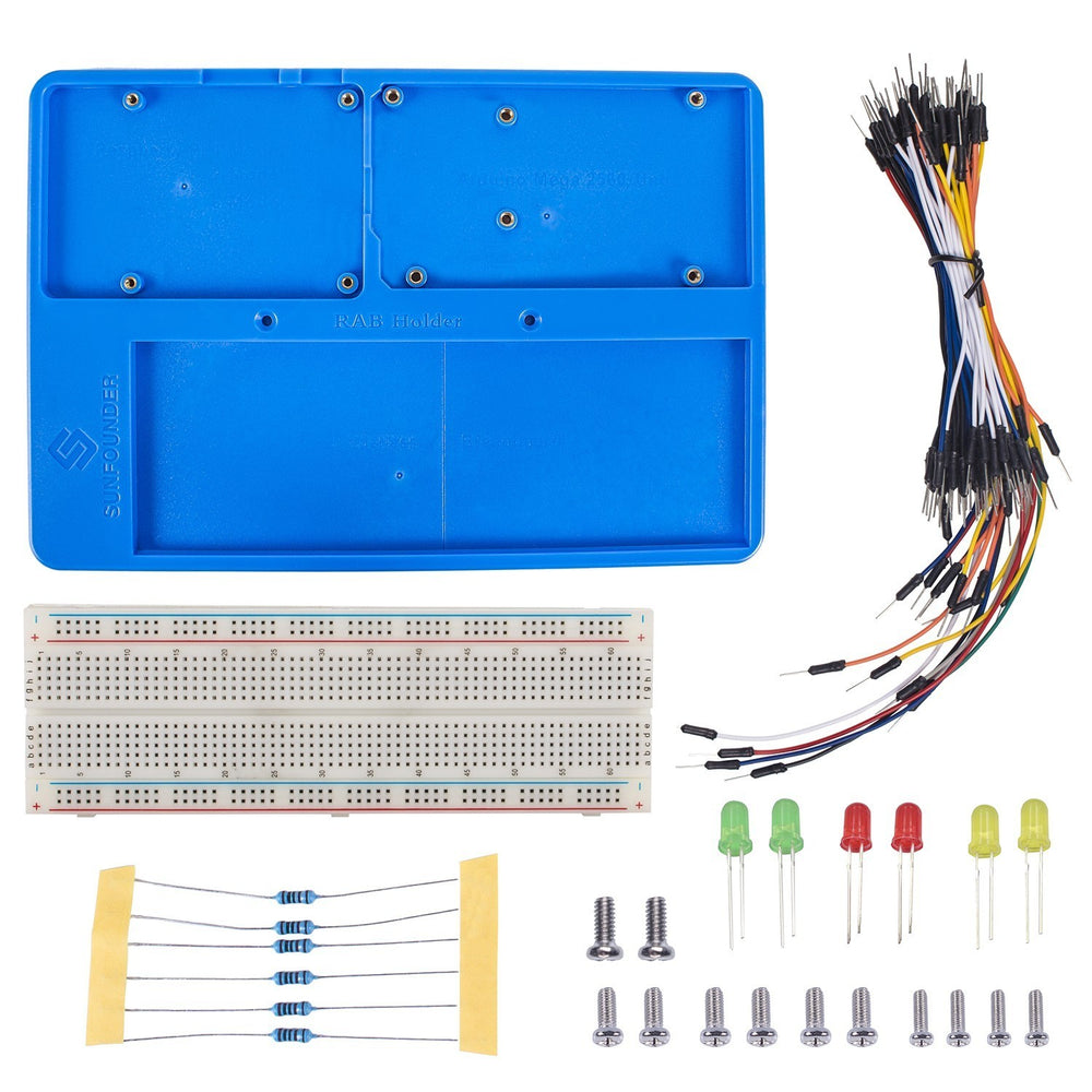 RAB Holder Kit with 830 Points Solderless Circuit