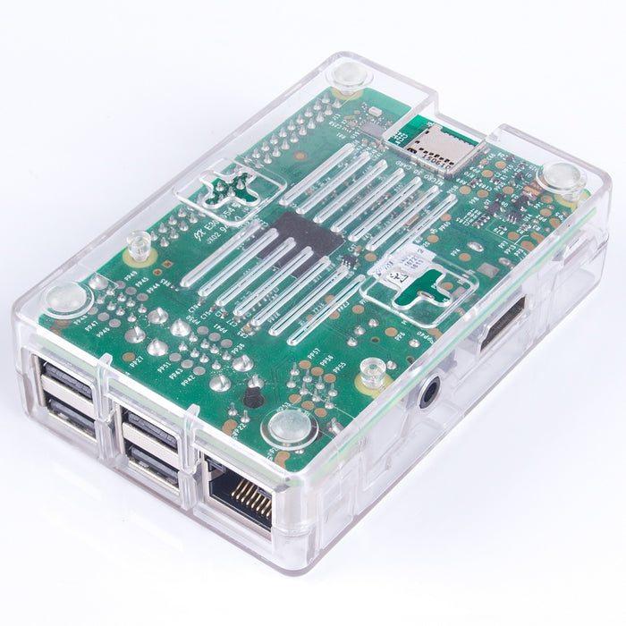 Black Transparent ABS Cases for Raspberry Pi