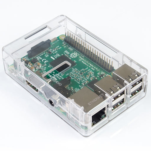 Black Transparent ABS Cases for Raspberry Pi