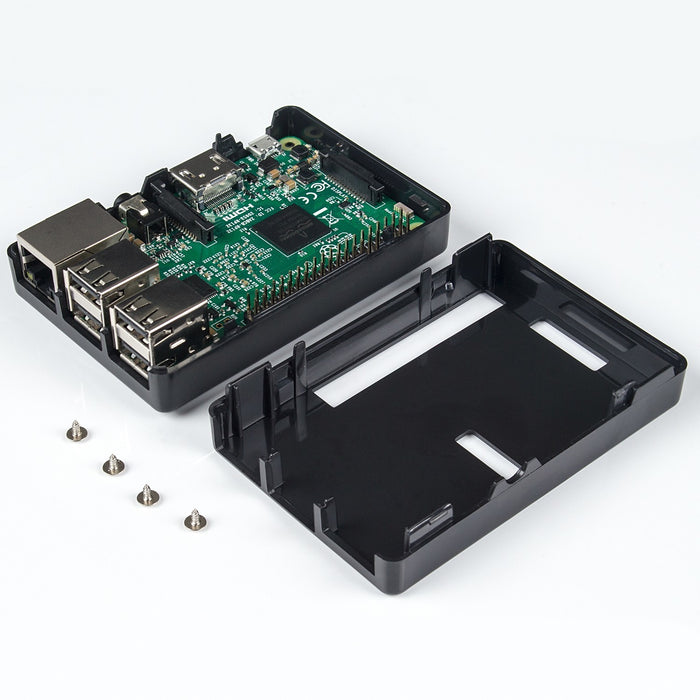 Black Transparent ABS Cases for Raspberry Pi