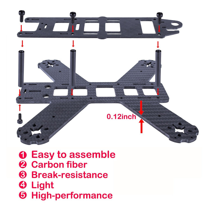 210 FPV Quadcopter Drone Frame Kit NazeFlight32