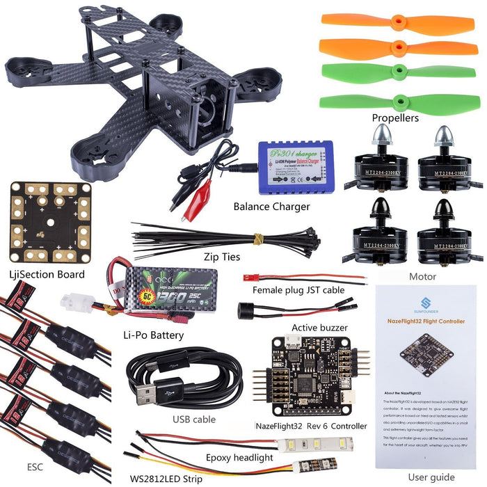 210 FPV Quadcopter Drone Frame Kit NazeFlight32