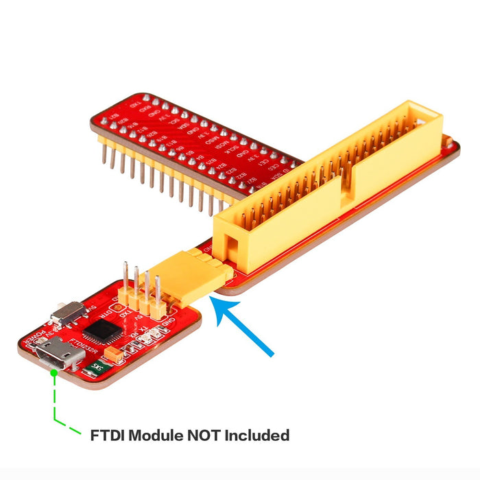 T-Shape GPIO Extension Board with 40-pin Ribbon Cable for Raspberry Pi