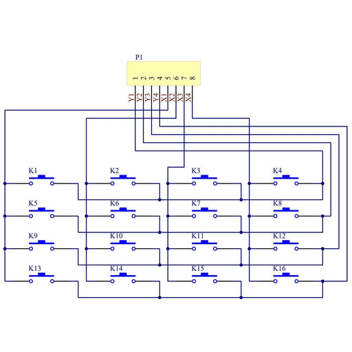 SunFounder 4x4 16 Keys Matrix Keypad for Arduino and Raspberry Pi