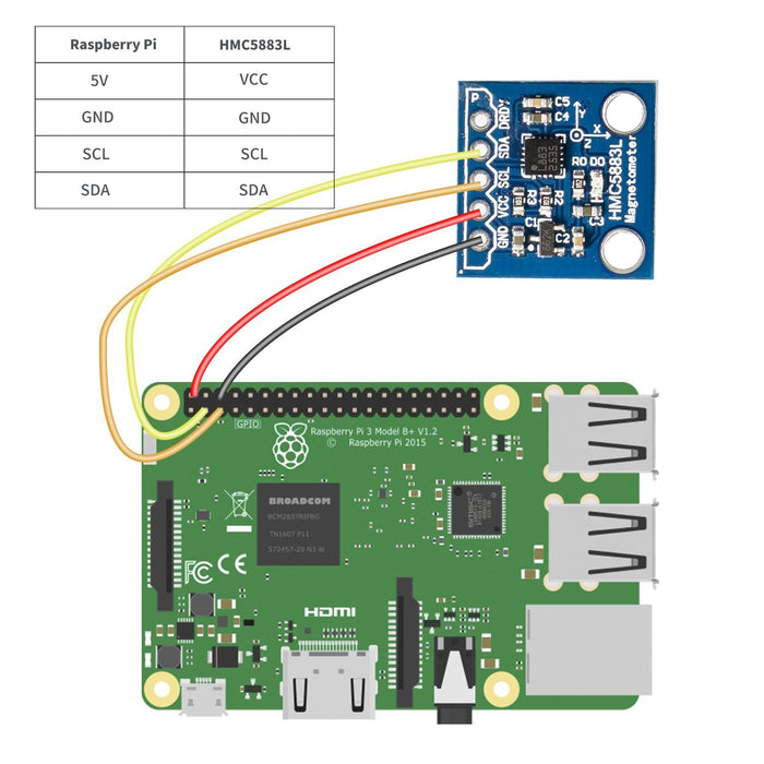 HMC5883L Module Triple Axis Compass Magnetometer