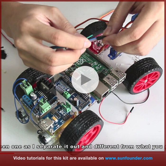 Smart Video Car Kit for Raspberry Pi with Android App