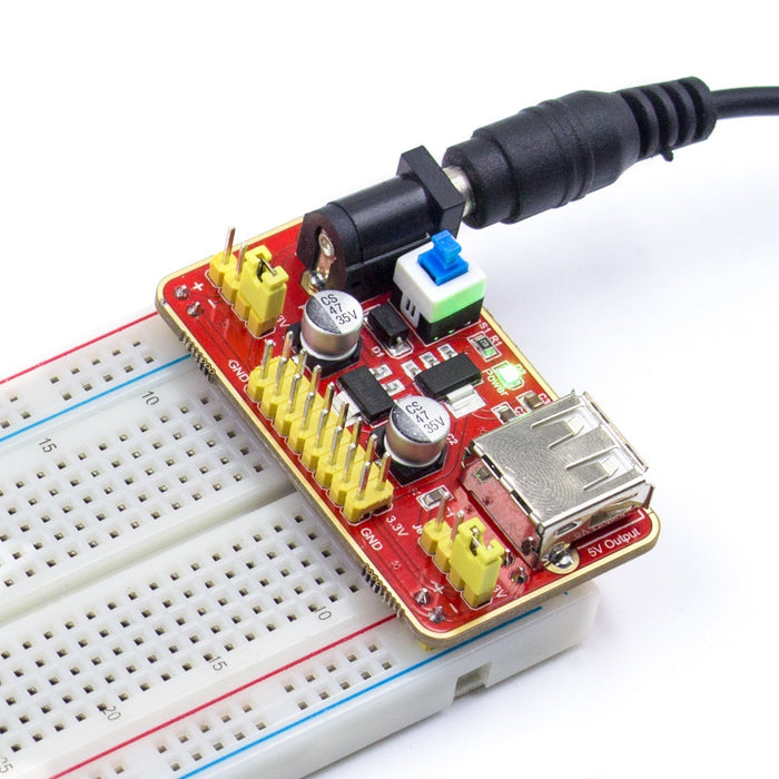 MB102 Breadboard Power Supply Module 3.3V/5V Solderless Breadboard