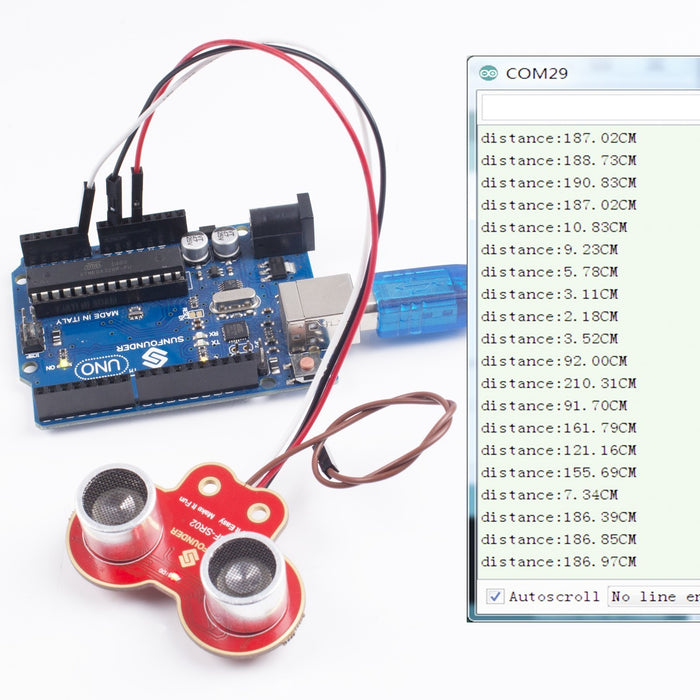 SunFounder SF-SR02 Ultrasonic Distance Sensor Module Kit