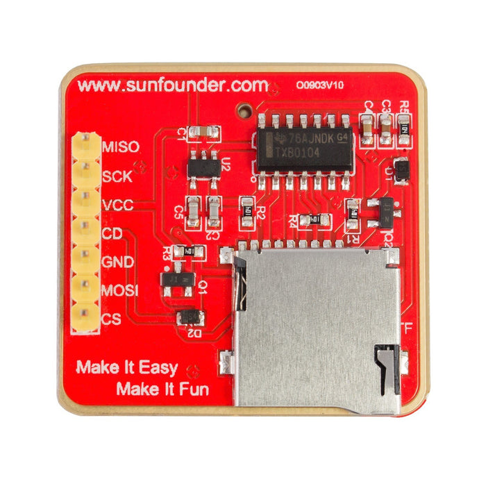 SunFounder SD TF 2 in 1 Card Reader Memory Card Shield Module SPI Interface for Arduino