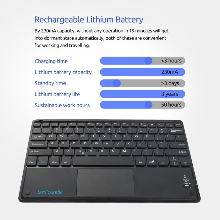 SunFounder Bluetooth Keyboard Raspberry Pi 3