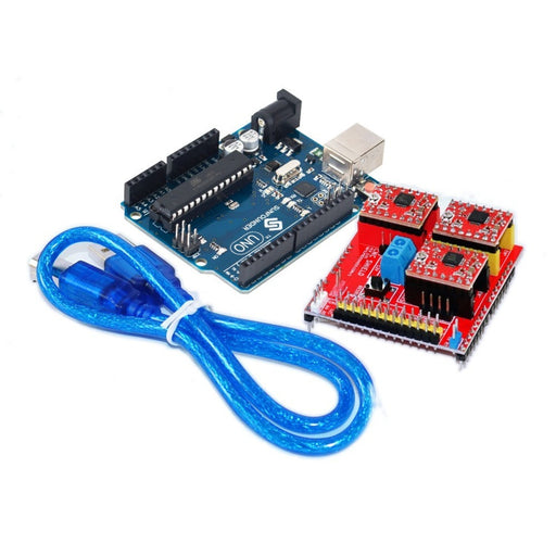 3D0072 FR4 Expansion Board + 3-Stepper Motor Drives + UNO R3 Board Kit for Arduino
