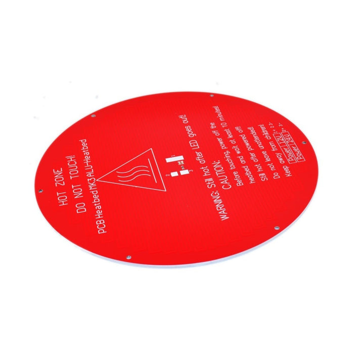 3D printer Delta rostock aluminum plate round heated bed PCB Heatbed MK3 ALU - heated bed