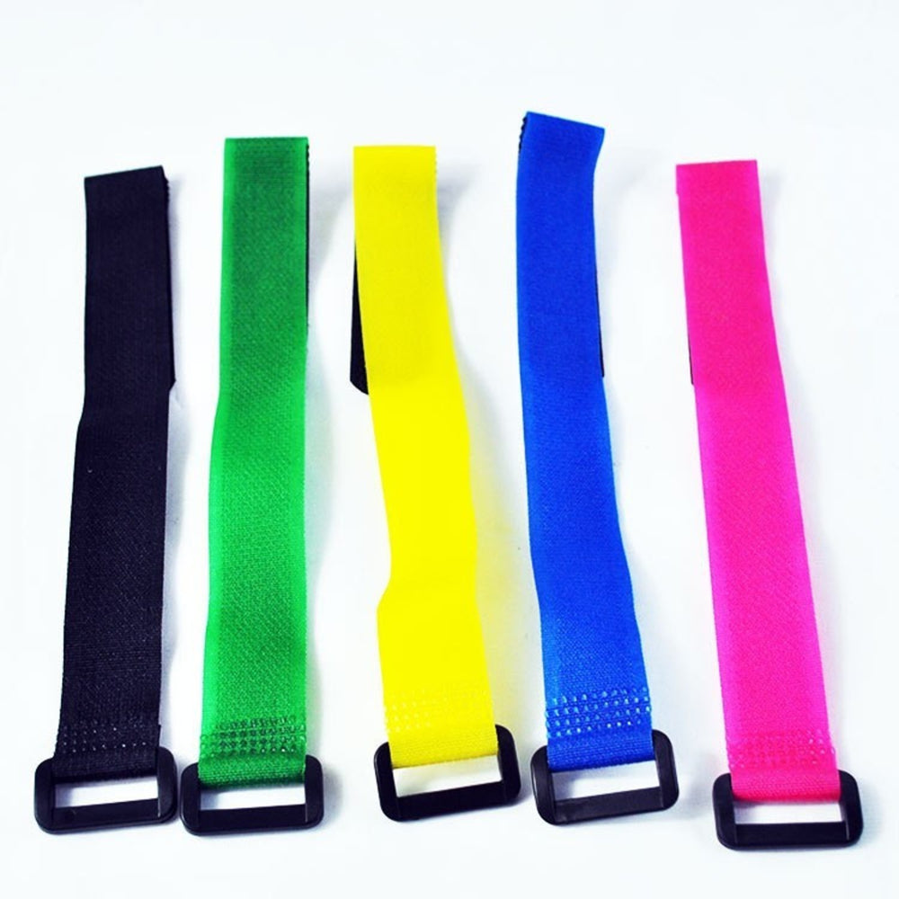 Mutilcolor Nylon Hook and Loop Stick Reusable Strap Cable Cord Wire Tie