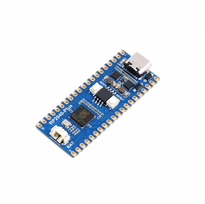 RP2040-Plus, a Pico-like MCU Board Based on Raspberry Pi MCU RP2040, Plus ver.