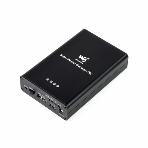 Solar Power Manager, Embedded 10000mAh Li-Po Battery, Supports 6V~24V Solar Panels