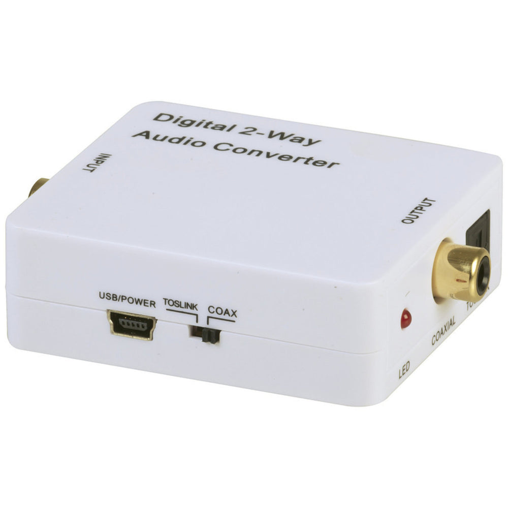 Coaxial/TOSLINK to TOSLINK/Coaxial Digital Audio Converter