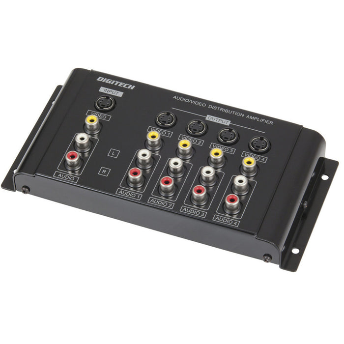 4 Way A/V Stereo Distribution Amplifier