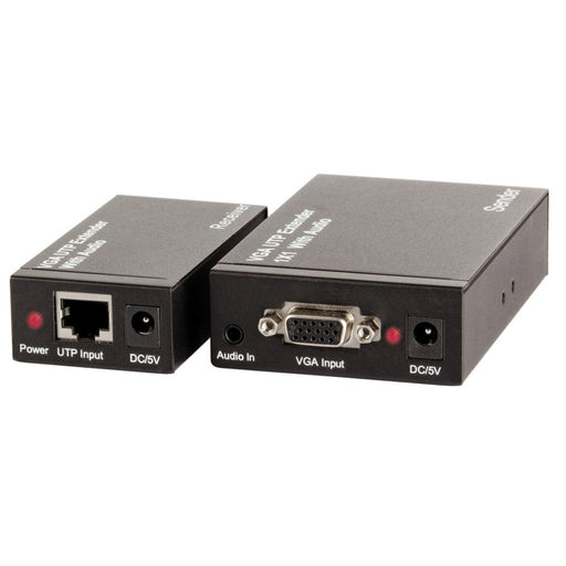 Powered CAT5 VGA Baluns with Audio