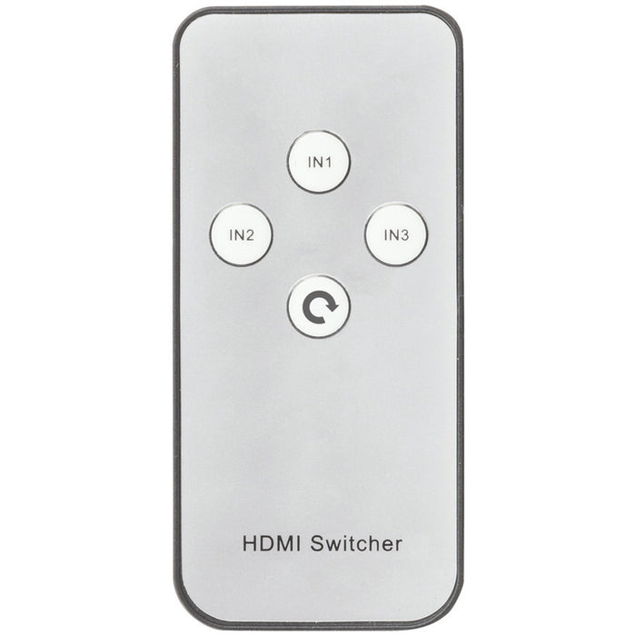 3 Input HDMI Switcher with Remote Control