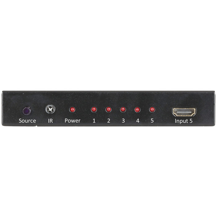 5 Input HDMI Switcher with Remote Control