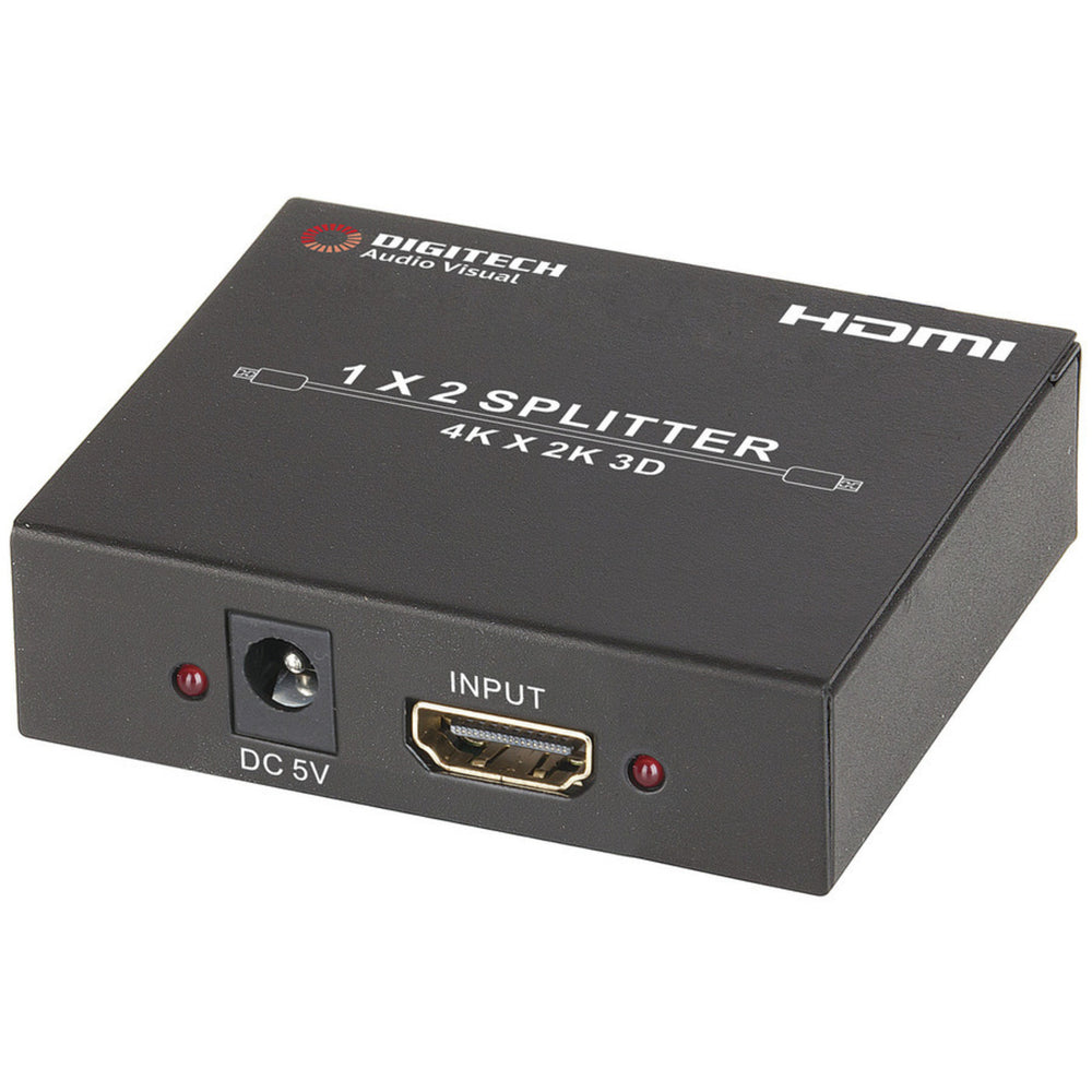 2 Port HDMI Splitter with UHD 4K  Support