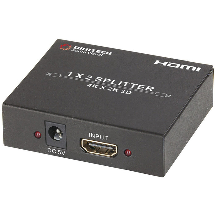 2 Port HDMI Splitter with UHD 4K  Support