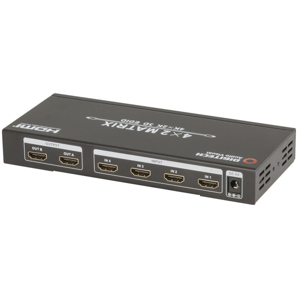 HDMI 4 X 2 Matrix Switcher Splitter with UHD 4K Support