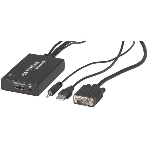 VGA to HDMI with Audio Adapter USB powered