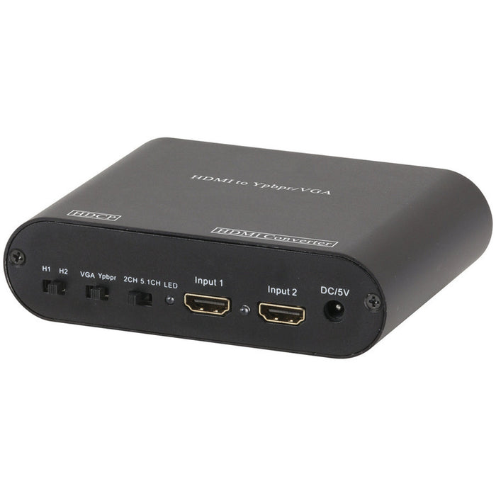 2 x HDMI to VGA/Component & Analogue/Digital Audio Converter