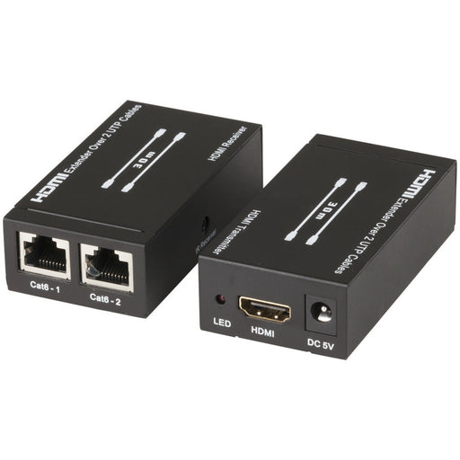 HDMI Over 2 x Cat5e/6 - 30m with IR Extender