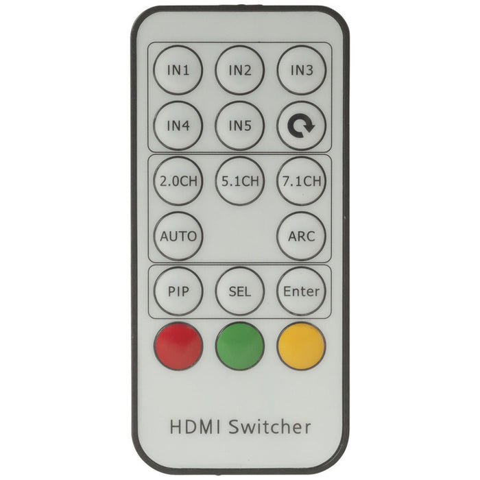 3 Way HDMI 2.0 Switcher with Remote