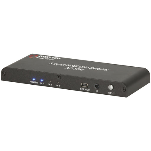 3 Way HDMI 2.0 Switcher with Remote