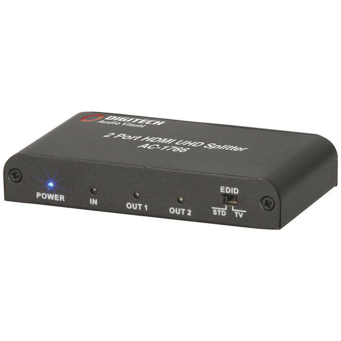 2 Way HDMI 2.0 UHD Splitter